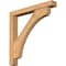 Ekena Millwork Legacy Block Smooth Bracket w/ Offset Brace, Western Red Cedar, 5 1/2"W x 40"D x 40"H BKT0604X40X40LEC05SWR - alternate 1